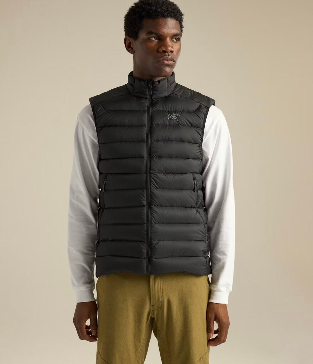 rc'teryx Cerium LT Down Vest Men's Black Packable Puffer M